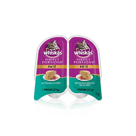 WHISKAS<sup>®</sup> PERFECT PORTIONS™ Paté Seafood Entrée