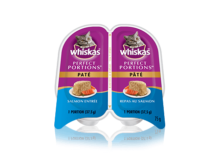 WHISKAS<sup>®</sup> Perfect Portions Salmon Pate Entrée