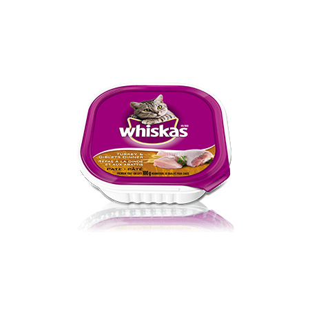 WHISKAS<sup>®</sup> Turkey and Giblets Dinner Pate