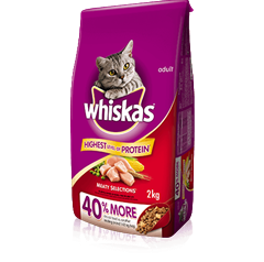 WHISKAS MEATY SELECTIONS with Chicken