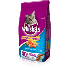 WHISKAS SEAFOOD SELECTIONS with Salmon