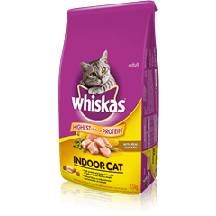 WHISKAS Indoor Cat with Chicken