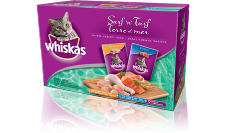 WHISKAS<sup>MD</sup> en sachet Terre et mer
