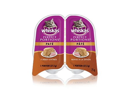 Repas à la dinde WHISKAS<sup>MD</sup> Perfect Portions<sup>MC</sup> pâté