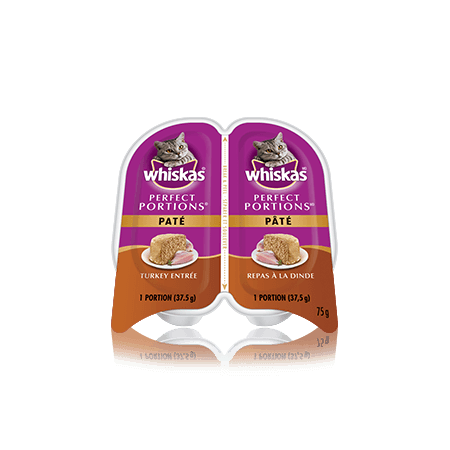 Repas à la dinde WHISKAS<sup>MD</sup> PERFECT PORTIONS<sup>MD</sup> pâté