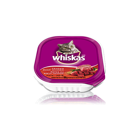 Repas au bœuf tendre WHISKAS<sup>MD</sup> SÉLECTIONS DE VIANDE<sup>MD</sup> pâté