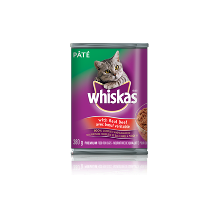 WHISKAS<sup>MD</sup> Pâté avec bœuf véritable