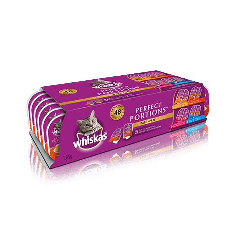 WHISKAS<sup>MD</sup> PERFECT PORTIONS<sup>MC</sup> format variété 24 unités