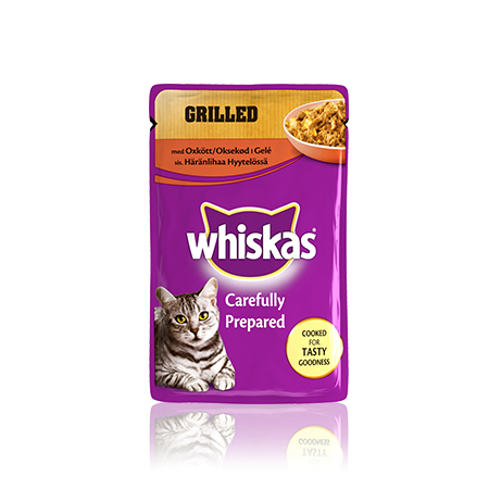 Whiskas® Grillattua Lihaa hyytelö 85g