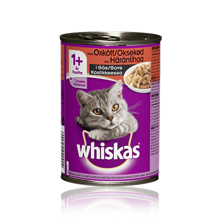 Whiskas® Häränlihaa kastikkeessa