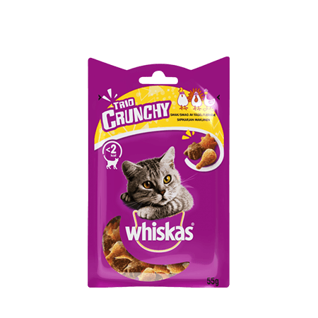 Whiskas® Trio Crunchy Siipikarja Mix