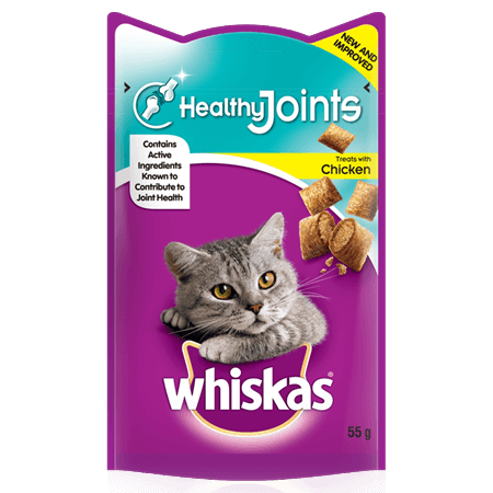 Healthy Joints Cat Treats with Chicken 55g | Cat Treats | WHISKAS® UK