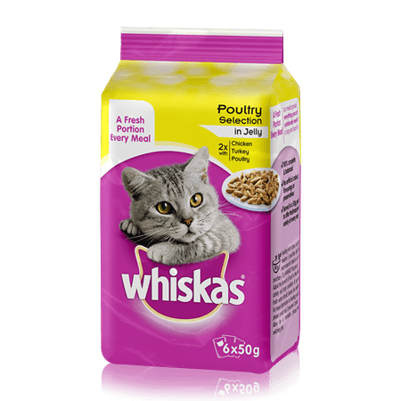whiskas cat food 40 pouches