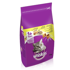 WHISKAS® 1+ Cat Complete Dry with Chicken 7kg