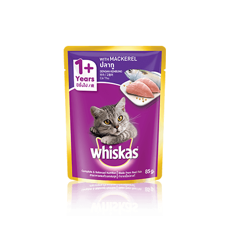 Whiskas<sup>®</sup> Pouch Adult 1+ Mackerel