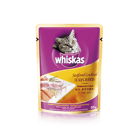 Whiskas<sup>®</sup> Pouch Adult 1+ Seafood Cocktail