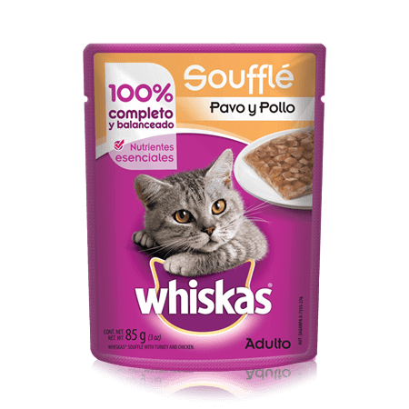 WHISKAS® Soufflé Pavo y Pollo