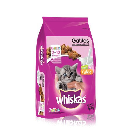 WHISKAS® Gatitos Pollo, Cereales y Leche
