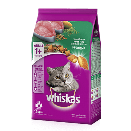 Tuna Dry Cat Food from Whiskas for Adult 1+ Cats