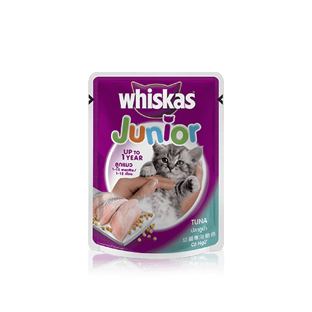 Tuna Wet Kitten Food Pouch from Whiskas for Junior Cats