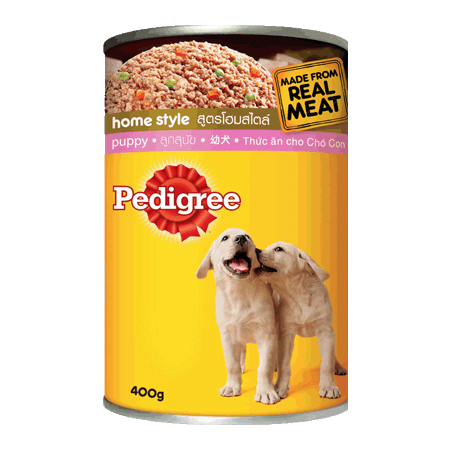 can puppies eat pedigree