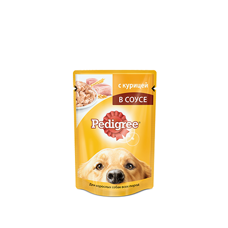 PEDIGREE<sup>®</sup>® для взрослых собак всех пород с курицей