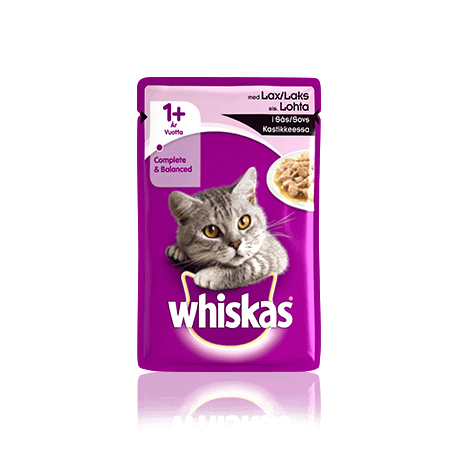 Whiskas 1+ Lax i sås Single