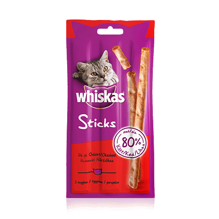 Whiskas® Sticks Oxkött