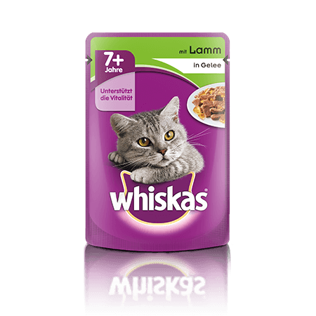 Whiskas v vrečki 7+ z Jagnjetino 100 g