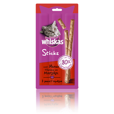 Whiskas Sticks Govedina 3 x 6 g