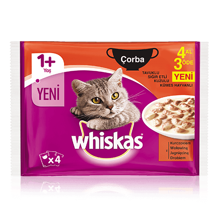 WHISKAS Kremalı Çorba Klasik Seçenekler