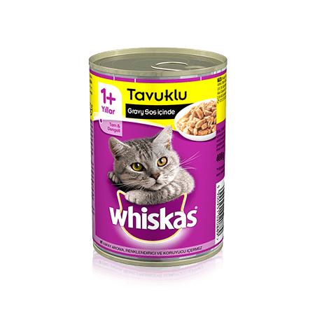 WHISKAS Tavuklu - Gravy Sos İçinde - Konserve Mama