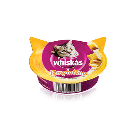 WHISKAS Temptations Tavuklu ve Peynirli Ödül Maması