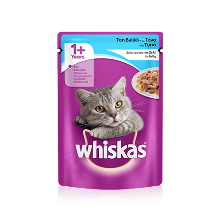 WHISKAS Pouch Balıklı Jöle İçinde
