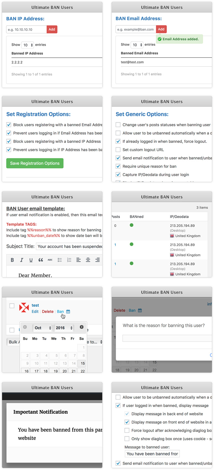 WP Ultimate BAN Users - 1