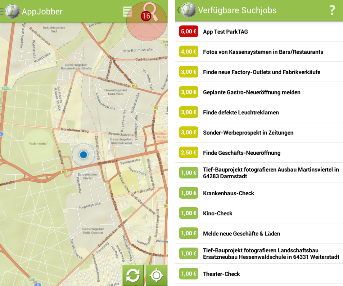 Öffnungszeiten per App erfassen