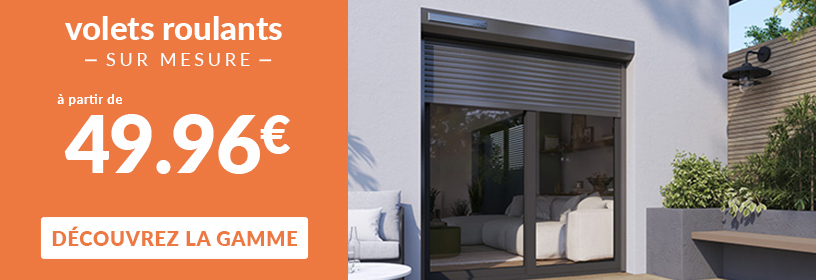 Découvrez nos volets roulants aluminium et pvc