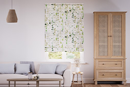 Store Bateau Semi-Transparent Taupe 45×140 Cm – Motif Élégant – Installation Sans Perçage