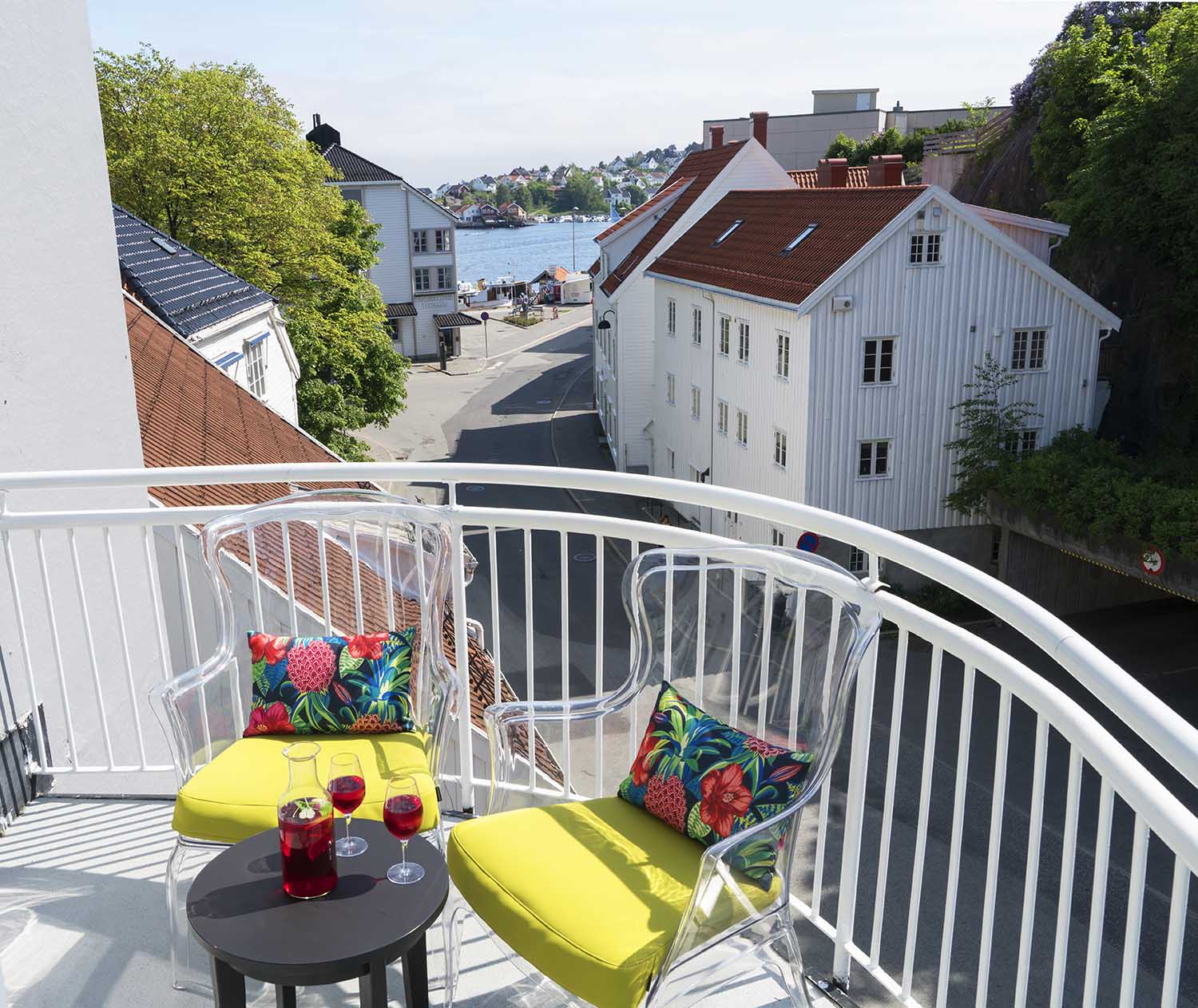stoler, natur, Arendal, veranda, sommer