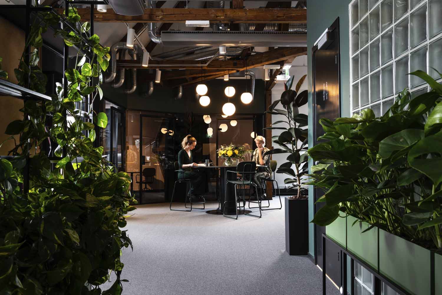 kontor, spisebord, sittegruppe, kontorlandskap, interiørarkitektur, interiør, design
