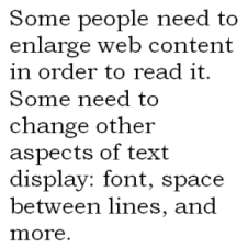 larger text "wraps" to fit the width. larger text "wraps" to fit the width.