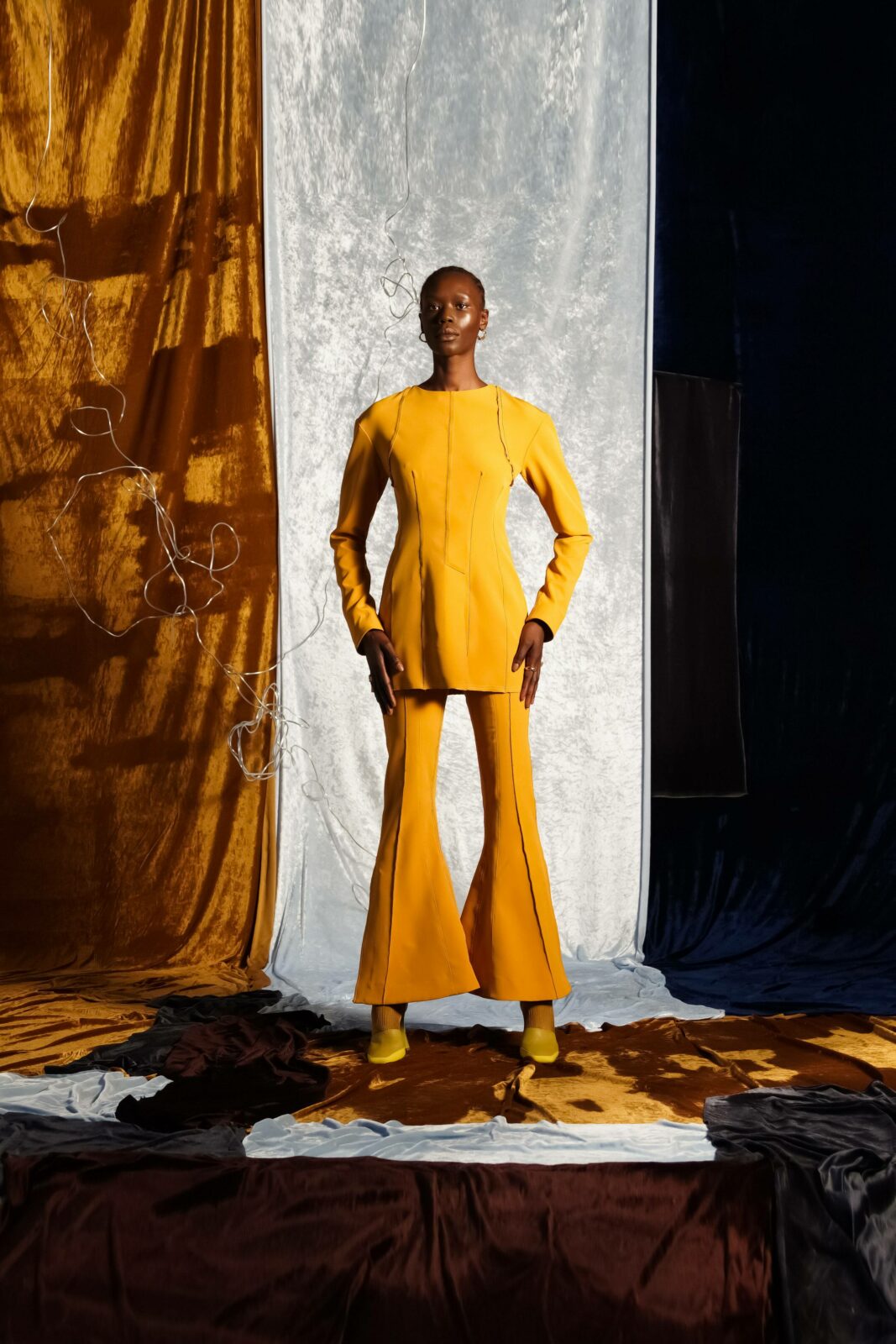 Richard Malone SS21, Casting by Holly Cullen