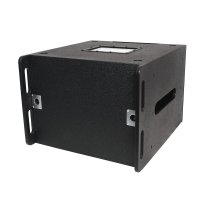 elumen8 8U Wooden Rack Sleeve - Includes Removable Lids, Rackmount Screws and Tour Label 