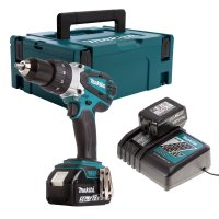 Makita DHP458RTJ, 18V combi drill kit, Makita 91Nm drill, LXT hammer drill, cordless combi drill