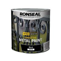 RONSEAL DTM BLACK SATIN 2.5LTR