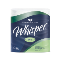 Whisper Eco Toilet Roll, 40/Case