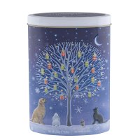 Christmas gift tree tin of clotted cream fudge 12x250g
