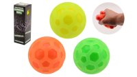 Hexagonal glow in dark squeeze balls Box of 3