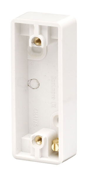 Click Mode 1G Architrave Box White CMA175