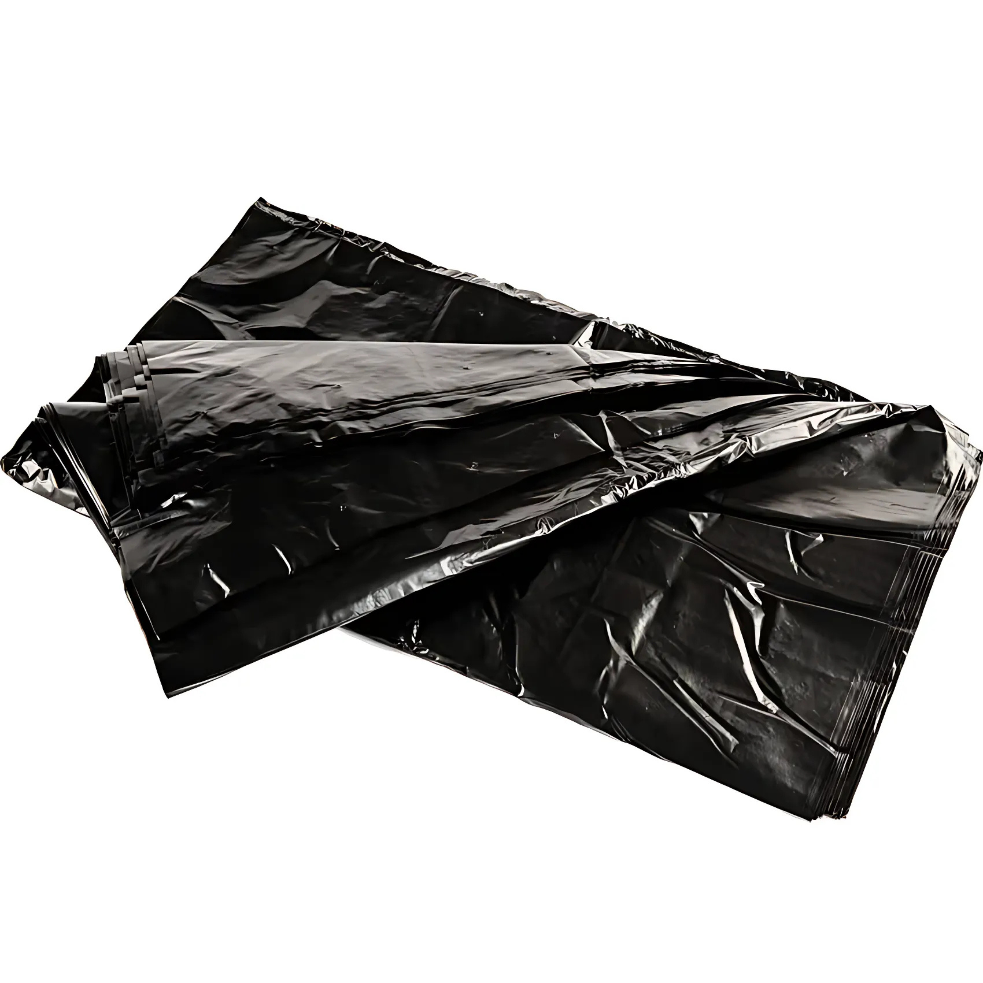 Wheelie Bin Liner Heavy Duty, Black, 100/Case